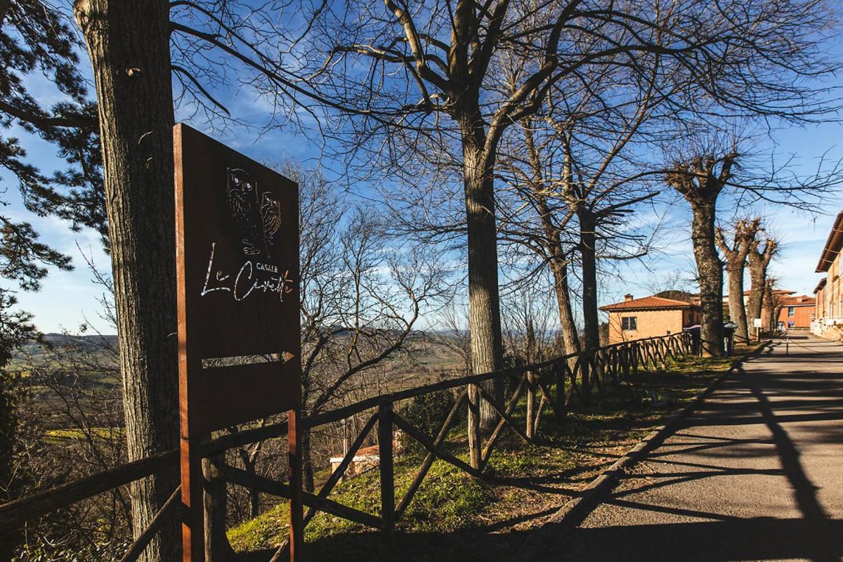 Villa Casale Le Civette Montepulciano Stazione Exterior foto